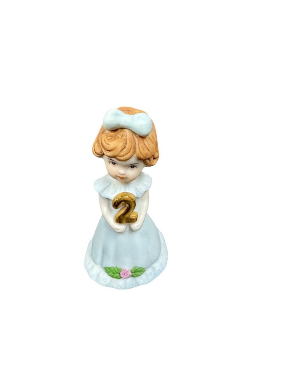 Growing Up Birthday Girl Age 2 Porcelain Figurine 1992 Enesco